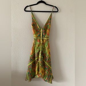 Urban Outfitters Mustard Batik Print Sundress Used
